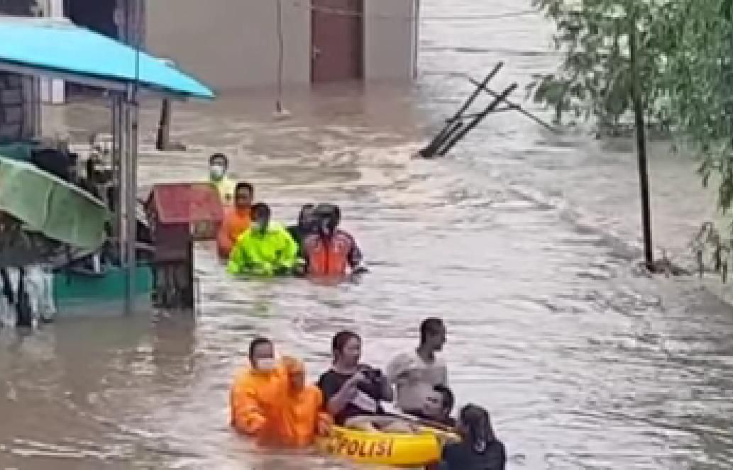 podiumnews.com-Hujan Lebat Seharian Timbulkan Sejumlah Kerusakan di Tabanan 